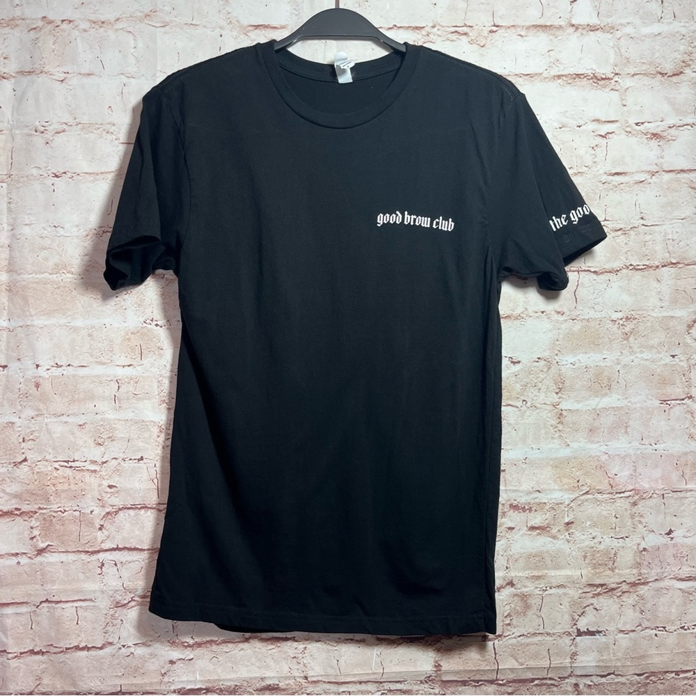 Good brow club back shirt sleeve T-shirt size small estheticians and esthetics